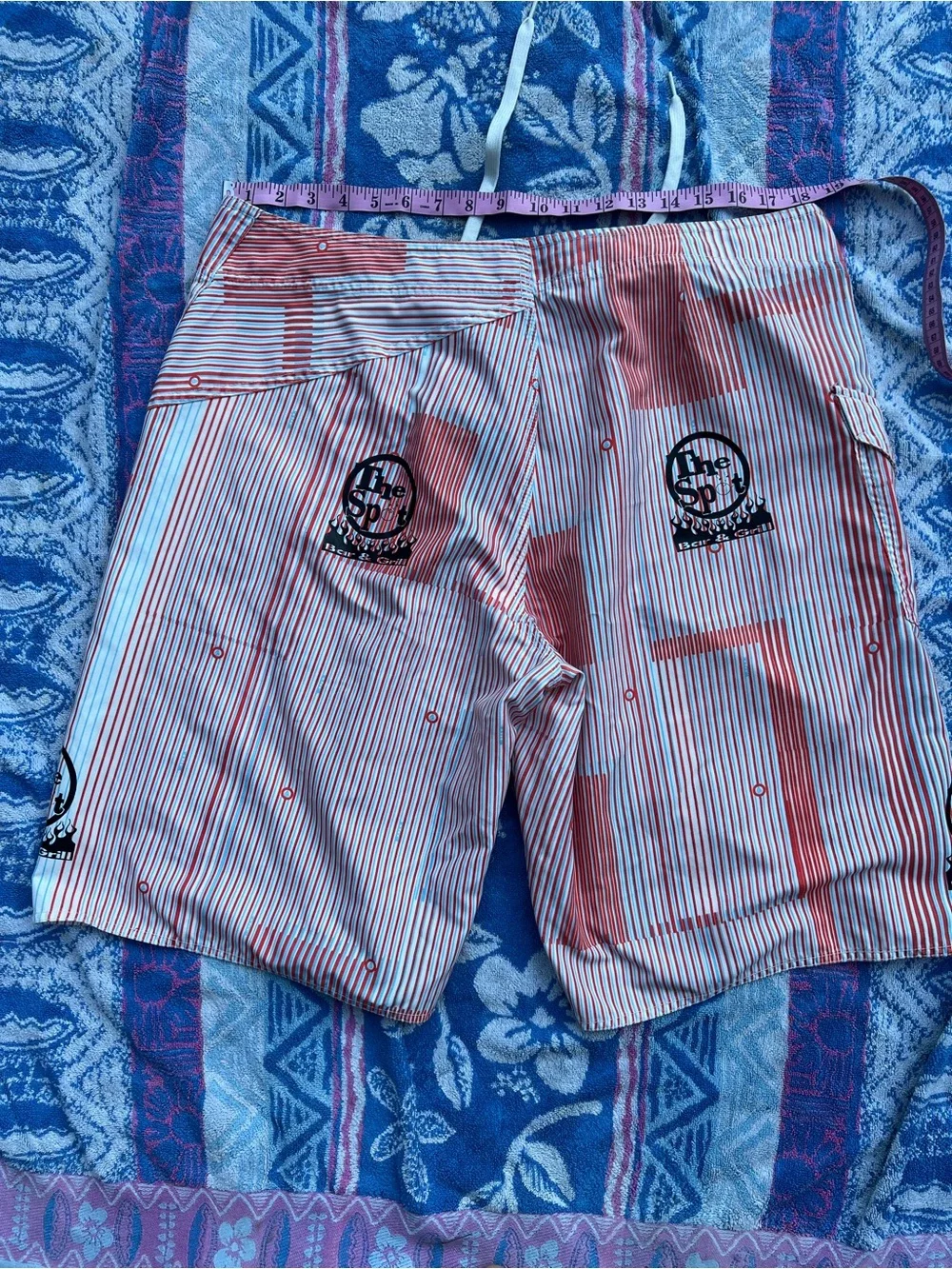 Volcom Red Stripe Men’s Board Shorts - The Spot Bar and Grill Sheboygan, WI